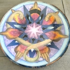 Mandala Art Plate